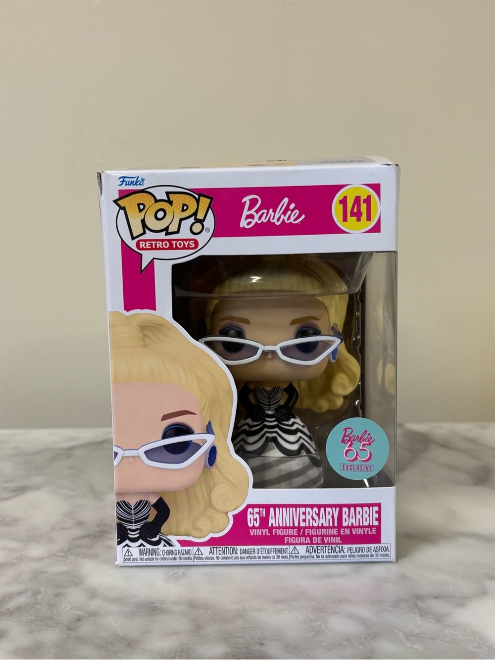 EXCLUSIVE 65th anniversary Barbie Funko Pop